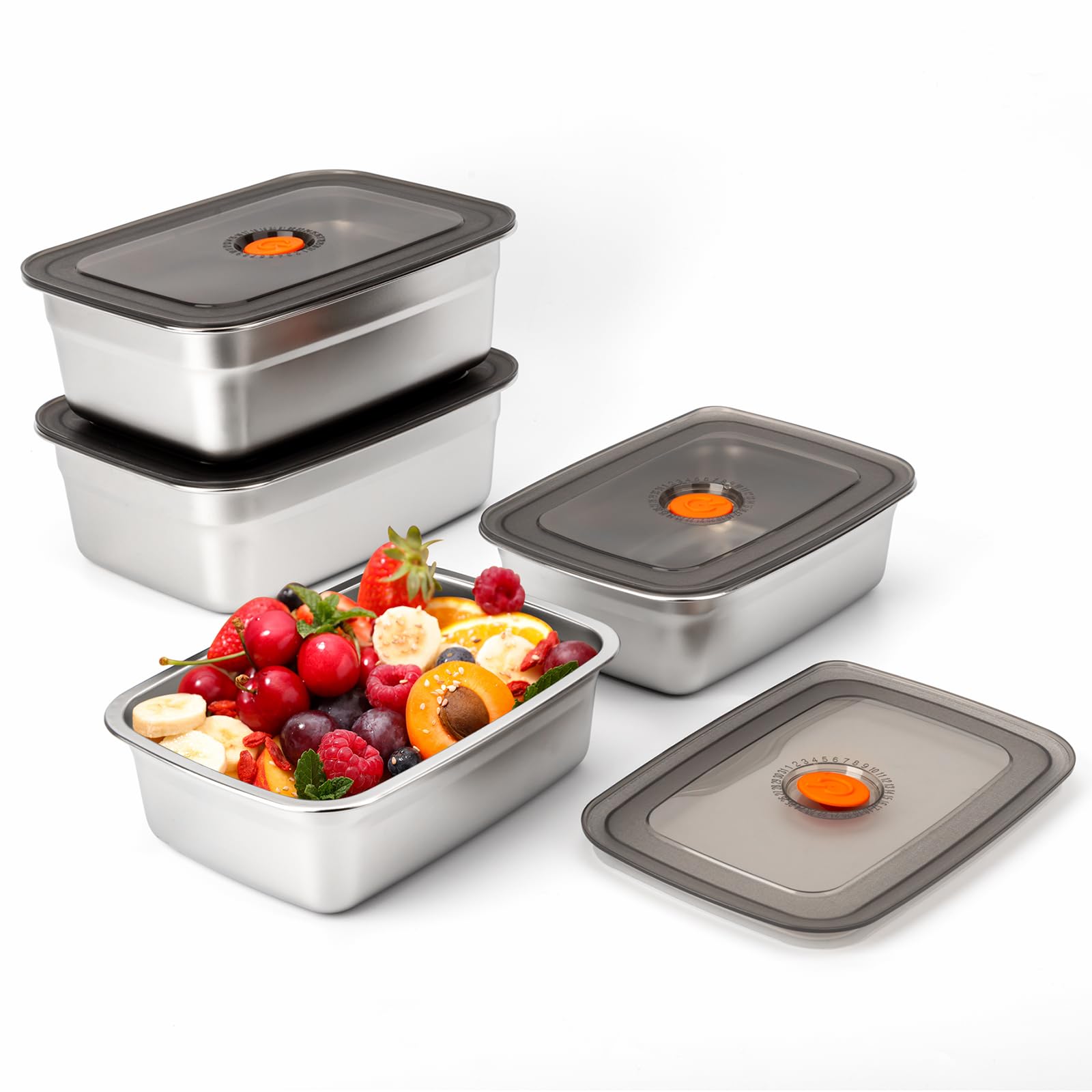 Stainless Bento Box - Paslanmaz Çelik Kamp Öğle Yemeği Kutusu