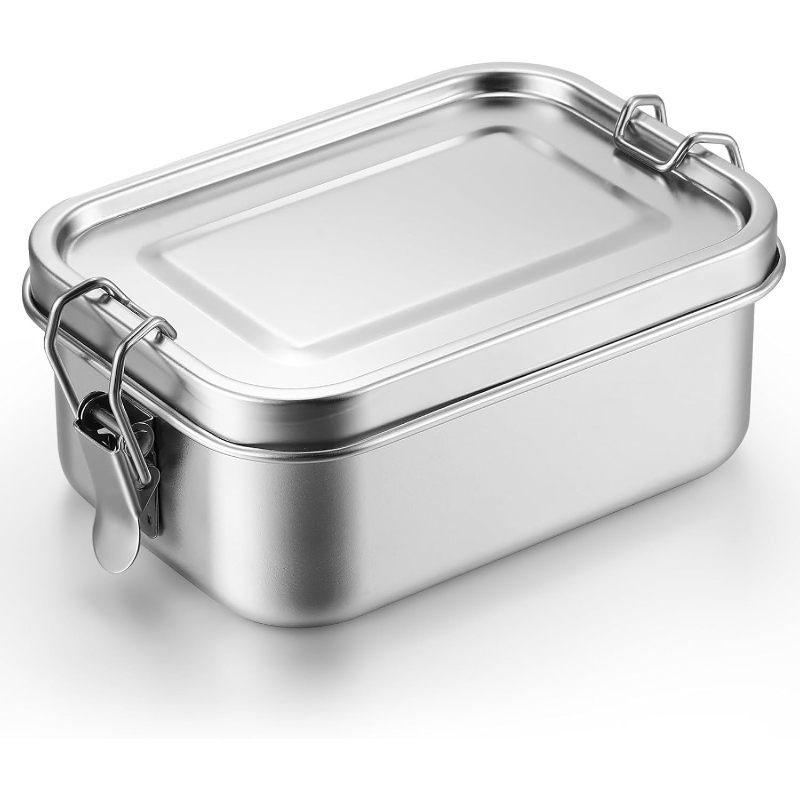 Meal Prep Dinners - Paslanmaz Çelik Gıda Saklama Kapları Kapaklı