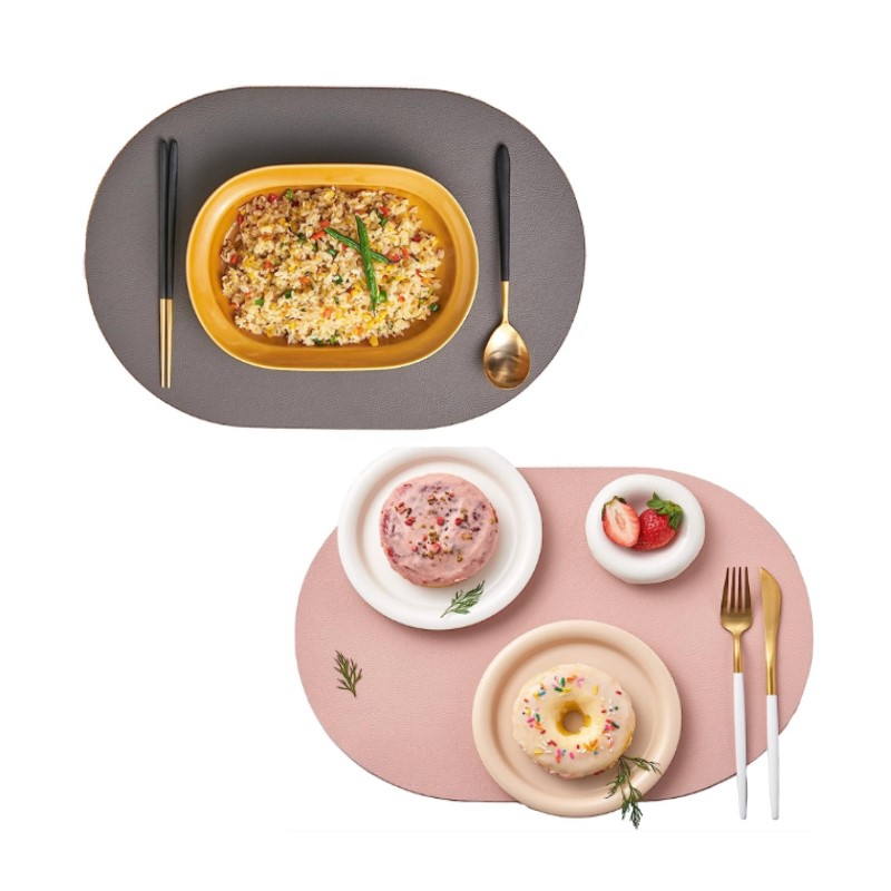 Food Prep Mat - 2'li Masa Servis Altlığı Seti Pembe