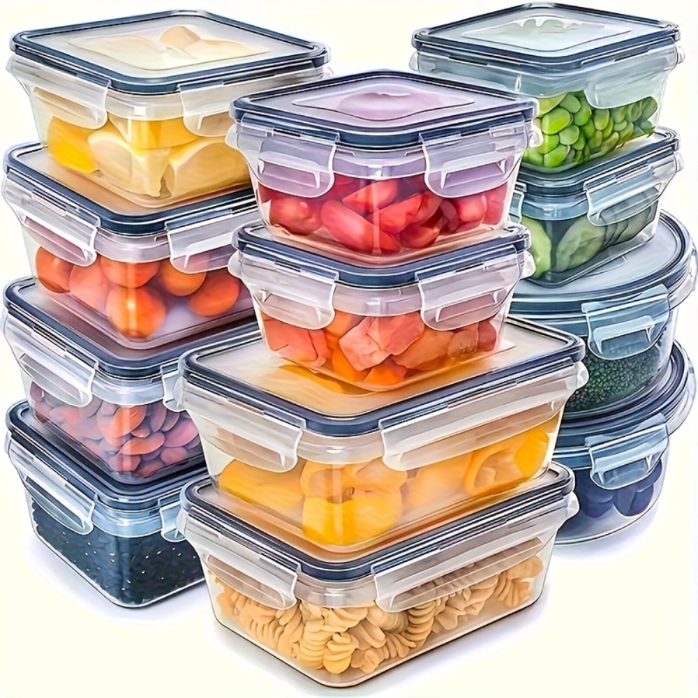 Meal Prep Containers Xl - 8 Parça BPA İçermeyen Hava Geçirmez