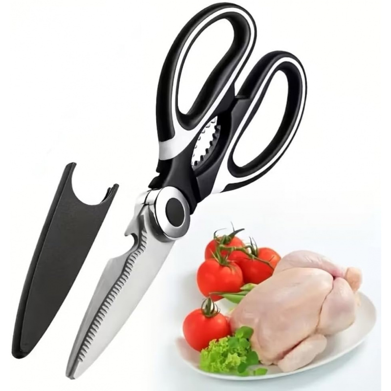 Meal Prep Chicken - Paslanmaz Çelik Mutfak Makası Çok Amaçlı