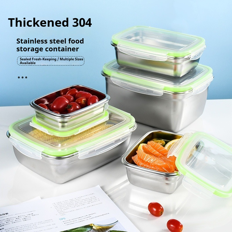 Stainless Bento Box - 304 Paslanmaz Çelik Öğle Yemeği Kutusu