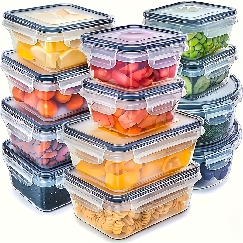 Meal Prep Containers Xl - 4 Parçalı Gıda Saklama Kapları Seti,