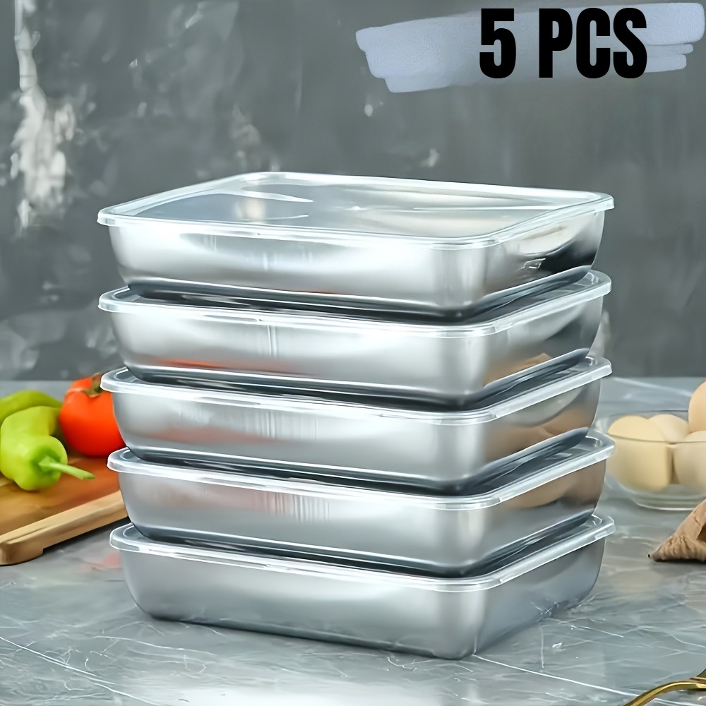 5 Parça Paslanmaz Çelik Gıda S - Meal Prep Containers Xl incelemesi ve fiyatı
