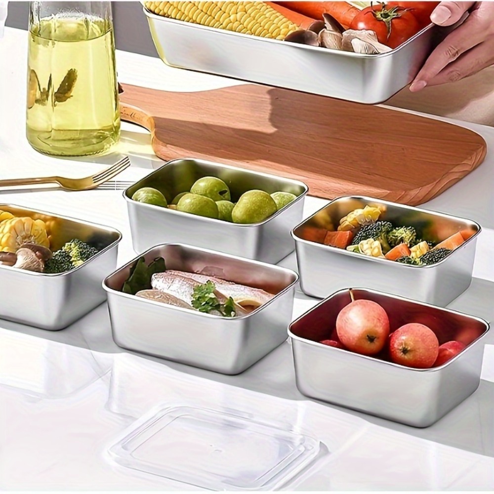 5 Parça Paslanmaz Çelik Saklam - Meal Prep Containers Xl incelemesi ve fiyatı