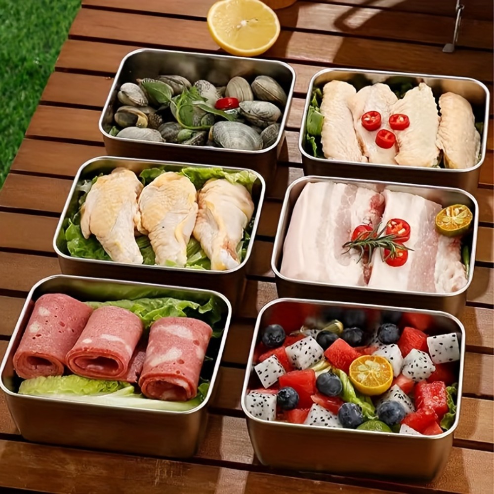 5 Parça Paslanmaz Çelik Saklam - Meal Prep Containers Xl incelemesi ve fiyatı