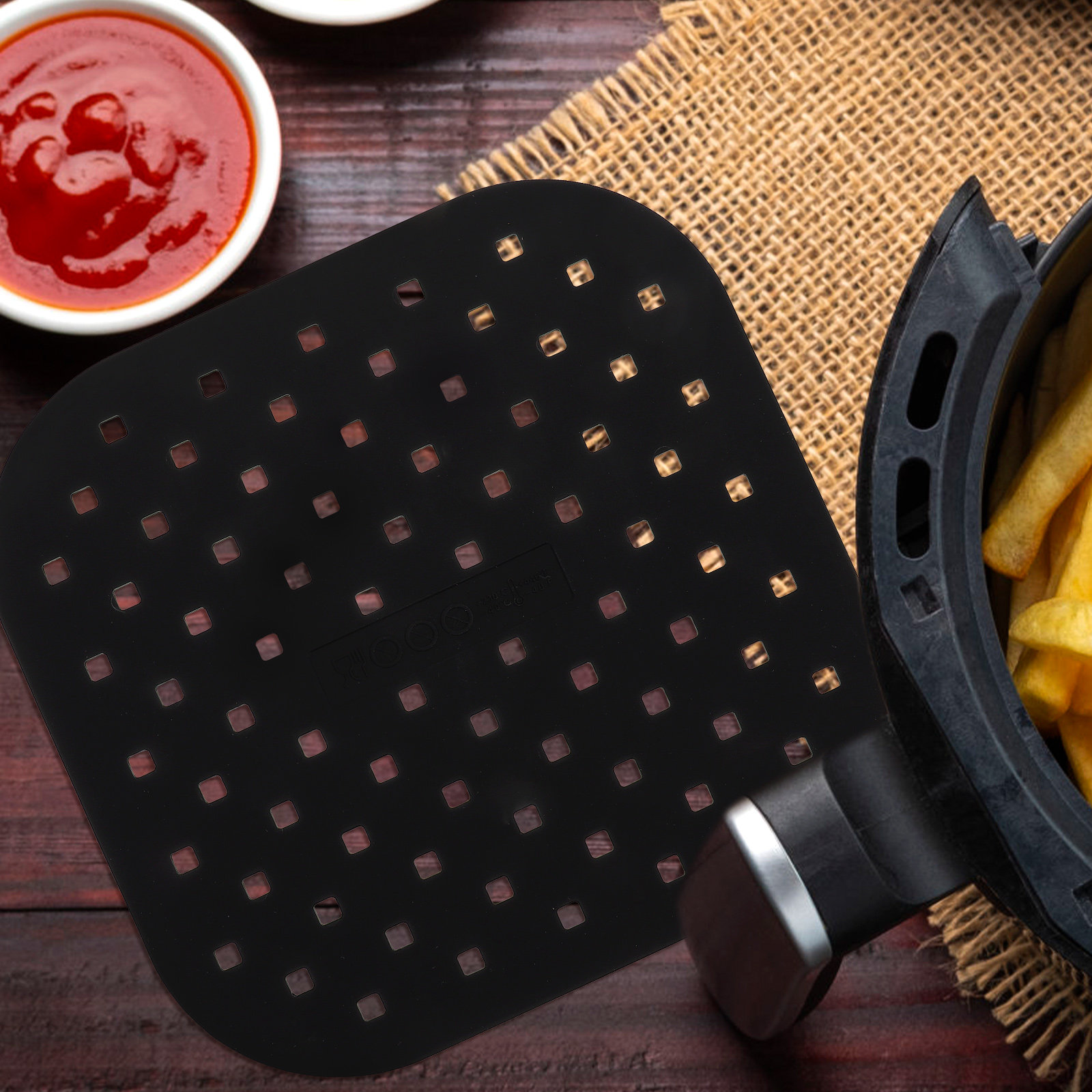 2 Adet Silikon Air Fryer Matı, - Food Prep Mat incelemesi ve fiyatı