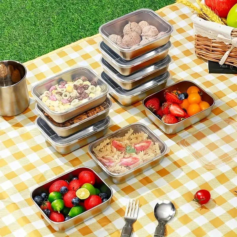 5 Parçalı Paslanmaz Çelik Gıda - Meal Prep Containers Xl incelemesi ve fiyatı