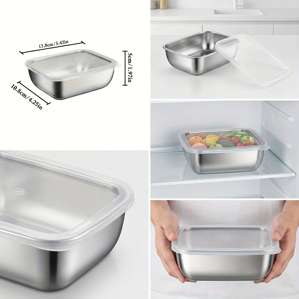 5'li Paslanmaz Çelik Gıda Sakl - Meal Prep Dinners incelemesi ve fiyatı