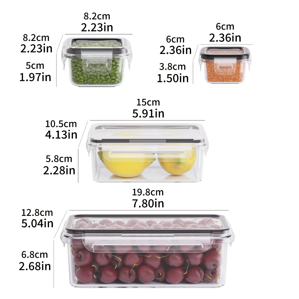 8 Parça BPA İçermeyen Hava Geç - Meal Prep Containers Xl incelemesi ve fiyatı