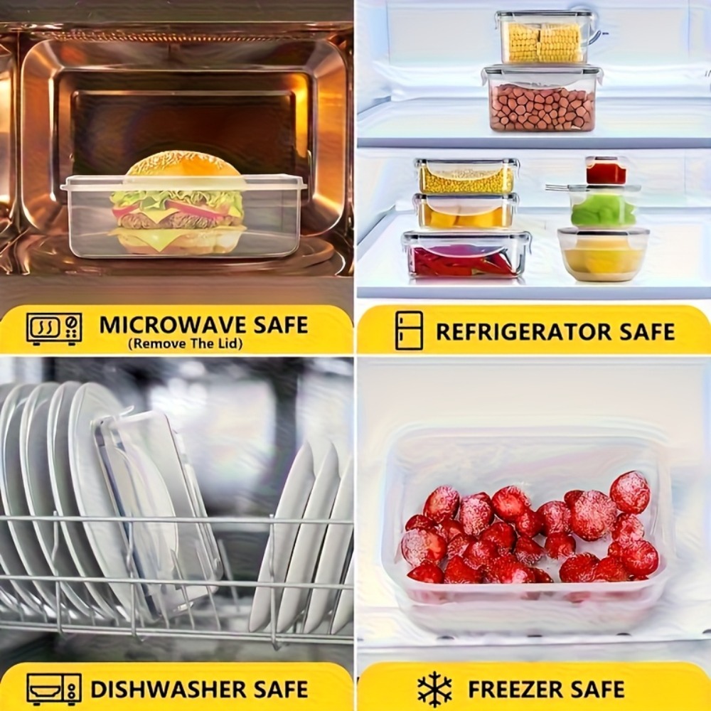 8 Parça BPA İçermeyen Hava Geç - Meal Prep Containers Xl incelemesi ve fiyatı