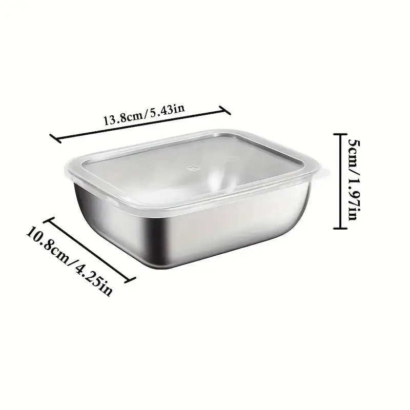 5 adet Paslanmaz Çelik Gıda De - Meal Prep Containers Xl incelemesi ve fiyatı