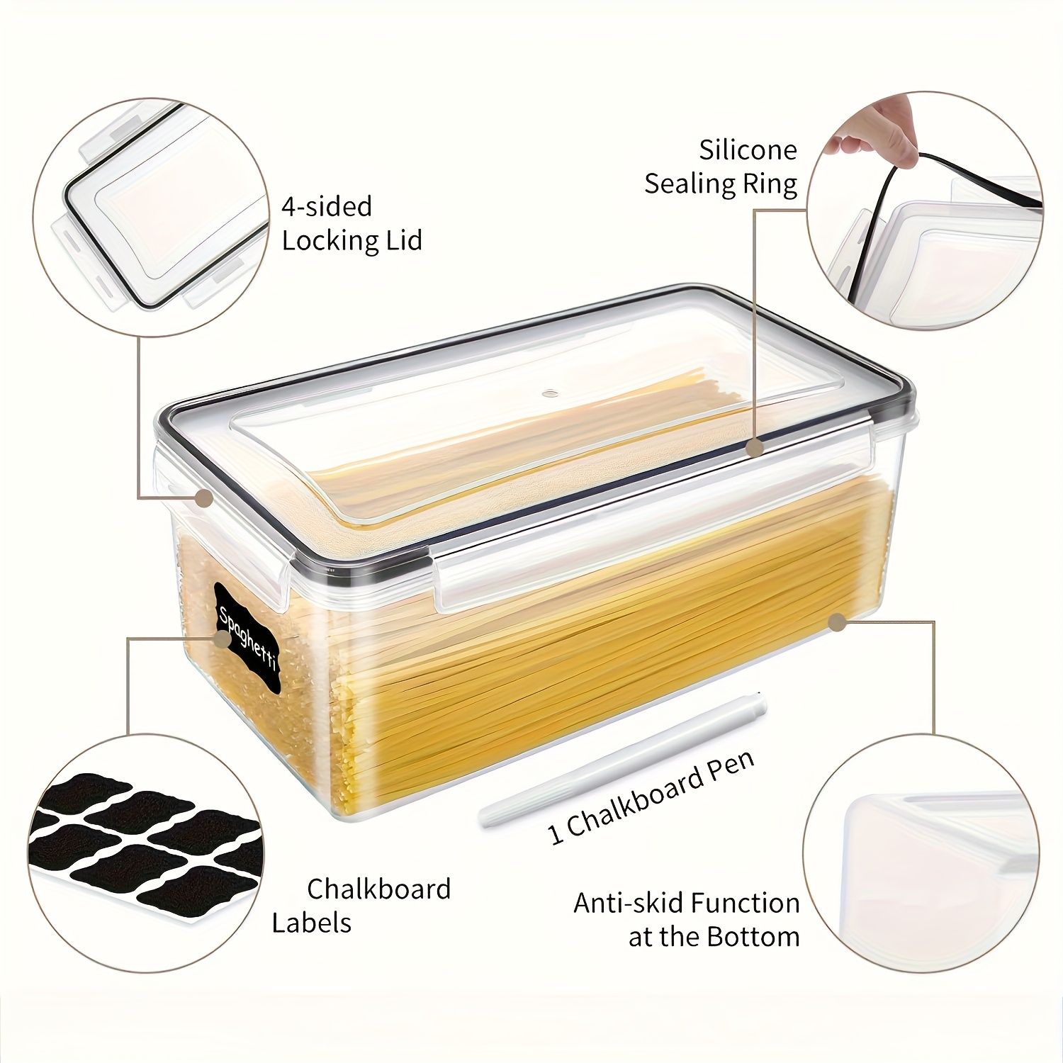 1/2/3/Setler Hava Geçirmez Kap - Meal Prep Containers Xl incelemesi ve fiyatı