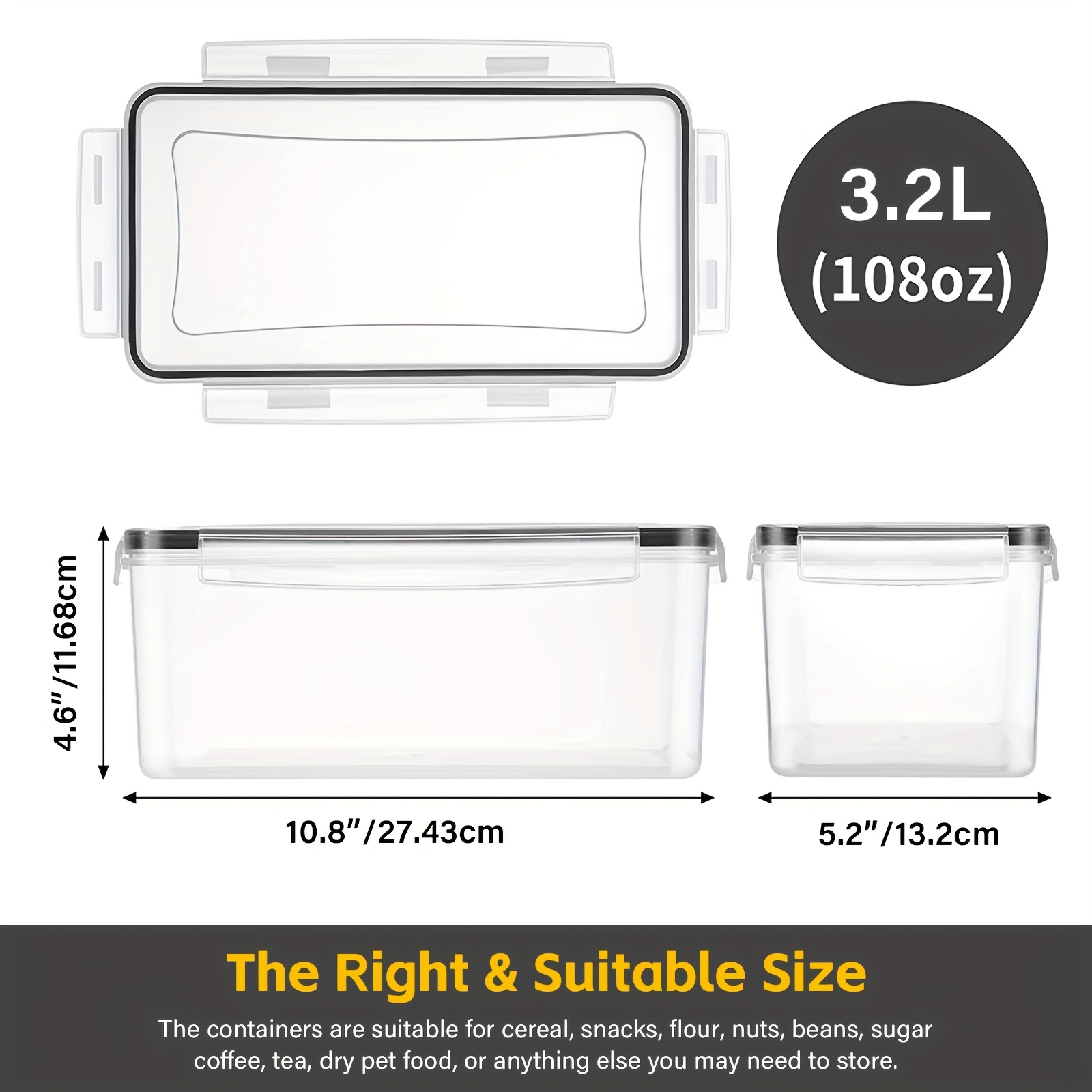 1/2/3/Setler Hava Geçirmez Kap - Meal Prep Containers Xl incelemesi ve fiyatı
