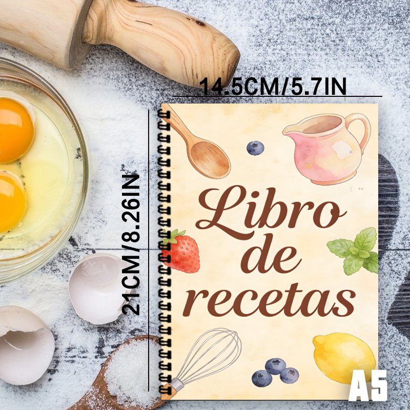A5 Kağıt İspanyolca Tarif Kita - Meal Prep Recipes Healthy incelemesi ve fiyatı
