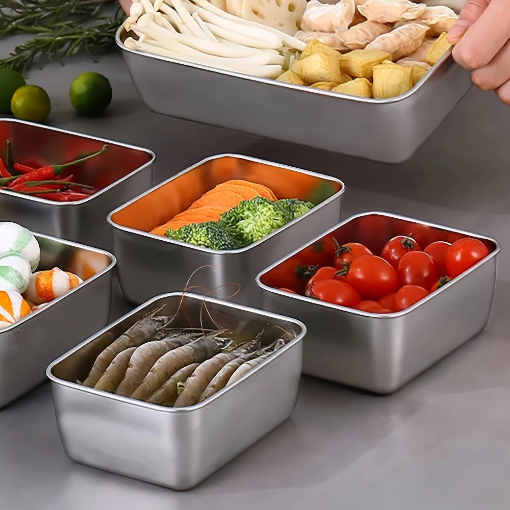 6 Parçalı Paslanmaz Çelik Yeme - Meal Prep Containers Xl incelemesi ve fiyatı