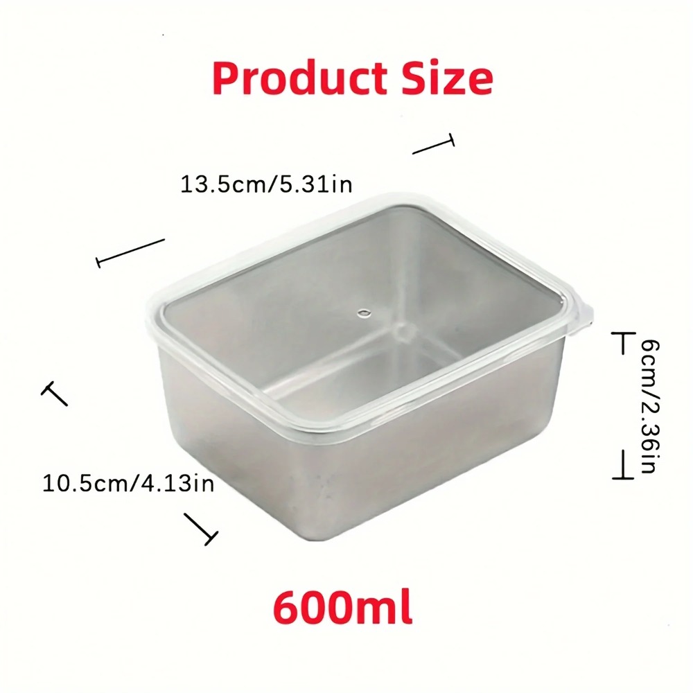 6 Parçalı Paslanmaz Çelik Yeme - Meal Prep Containers Xl incelemesi ve fiyatı