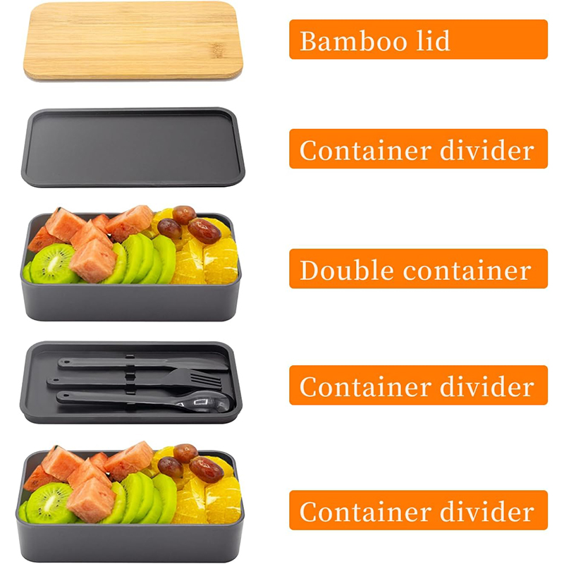 Bambu Kapaklı Japon Bento Kutu - Meal Prep Japanese incelemesi ve fiyatı