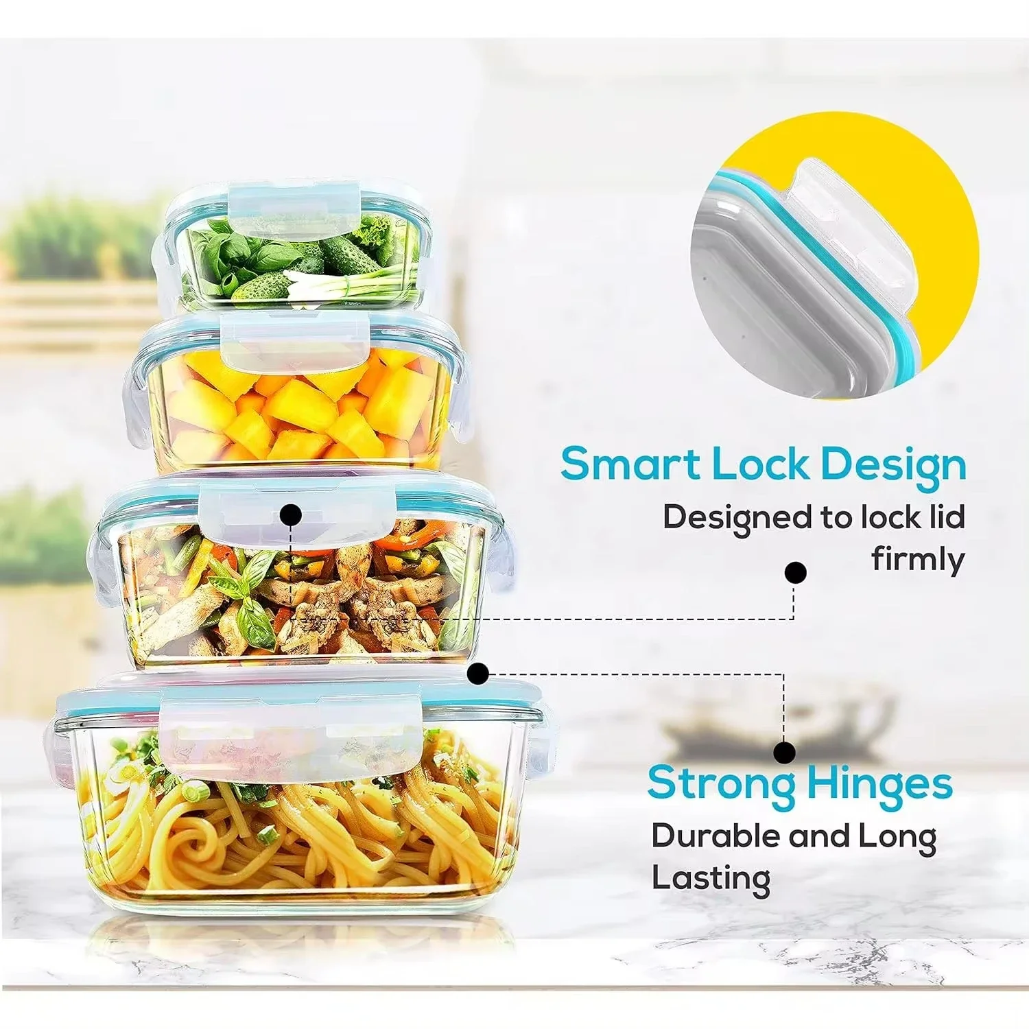 Cam Öğle Yemeği Kutusu Gıda Sa - Meal Prep Dinners incelemesi ve fiyatı