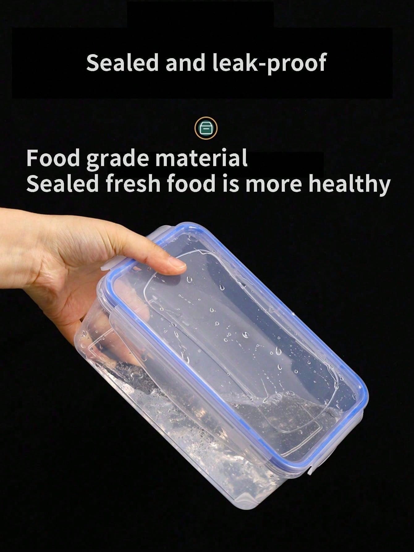 Kapaklı mühürlü dikdörtgen buz - Meal Prep Containers Xl incelemesi ve fiyatı