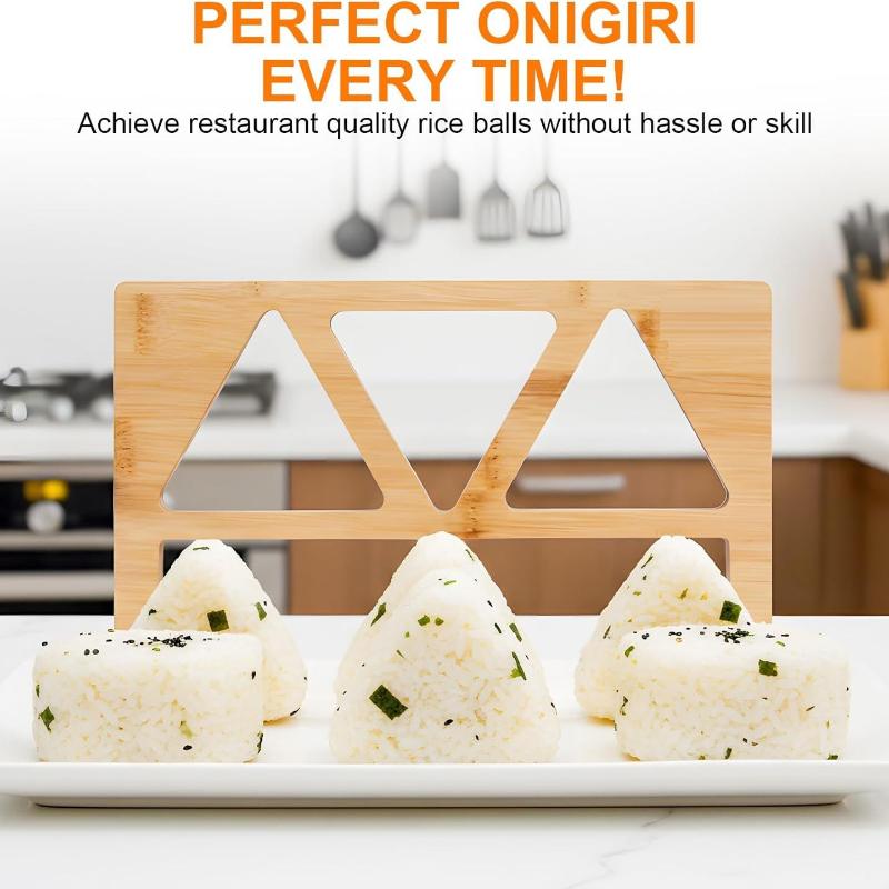 Ahşap Onigiri Pirinç Topu Kalı - Meal Prep Rice incelemesi ve fiyatı